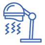 Icon Frieurhaartrocknerschirm